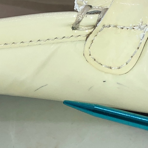 STUART WEITZMAN “Ciaw” Patent Leather Slide On Mules/Clogs Size 8 - Picture 13 of 15